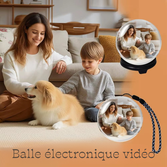 Lecteur numérique de sphère vidéo WiFi, 2.7 pouces, boule électronique, cadeau pour noël, anniversaire