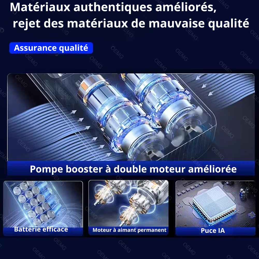 Pompe à Air de voiture sans fil, compresseur d'air Portable, gonfleur de pneus électrique avec affichage numérique LCD, pour voiture, moto, vélo, balle