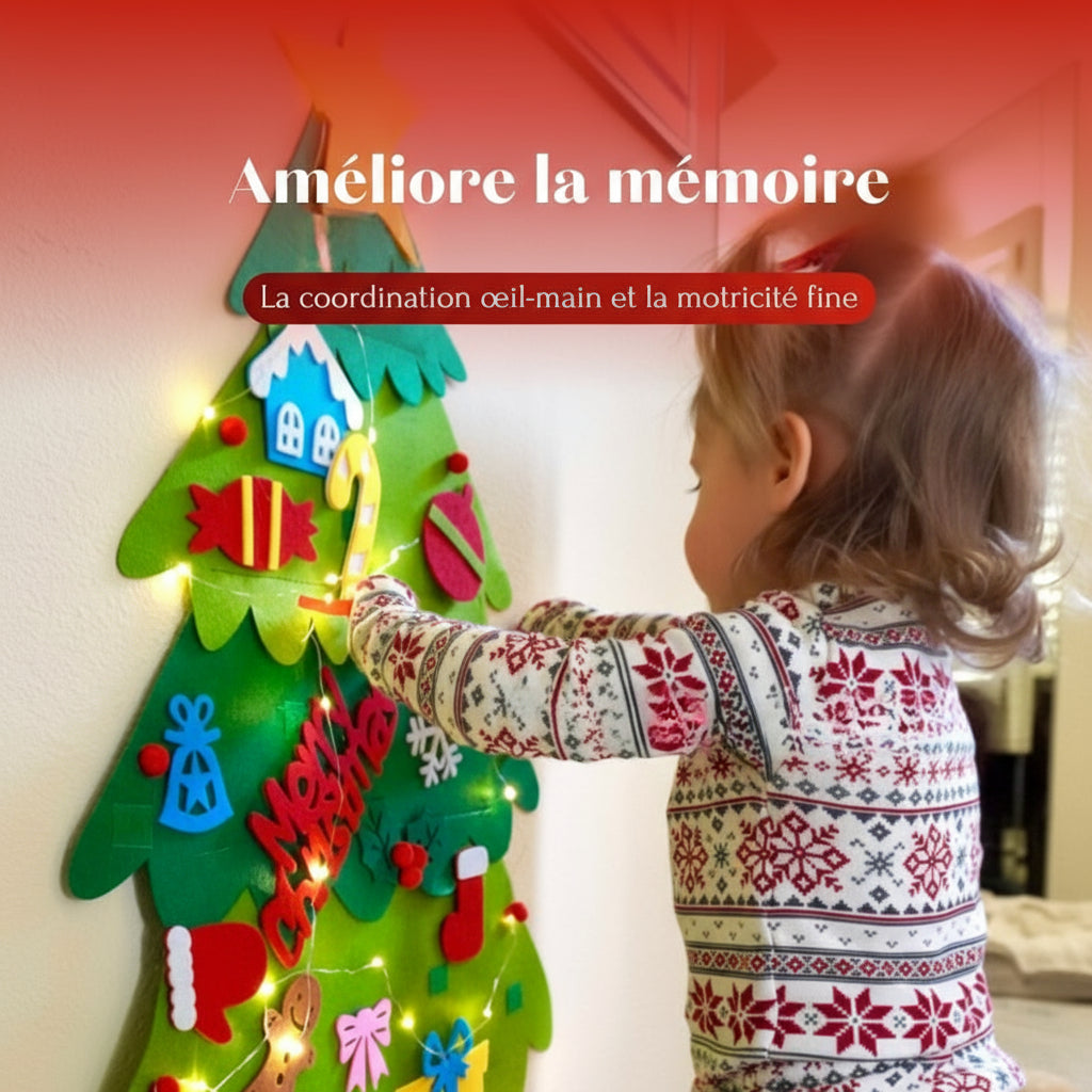 Sapin de Noël Interactif en Feutrine