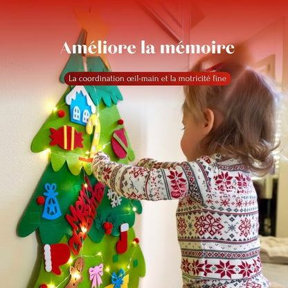 Sapin de Noël Interactif en Feutrine