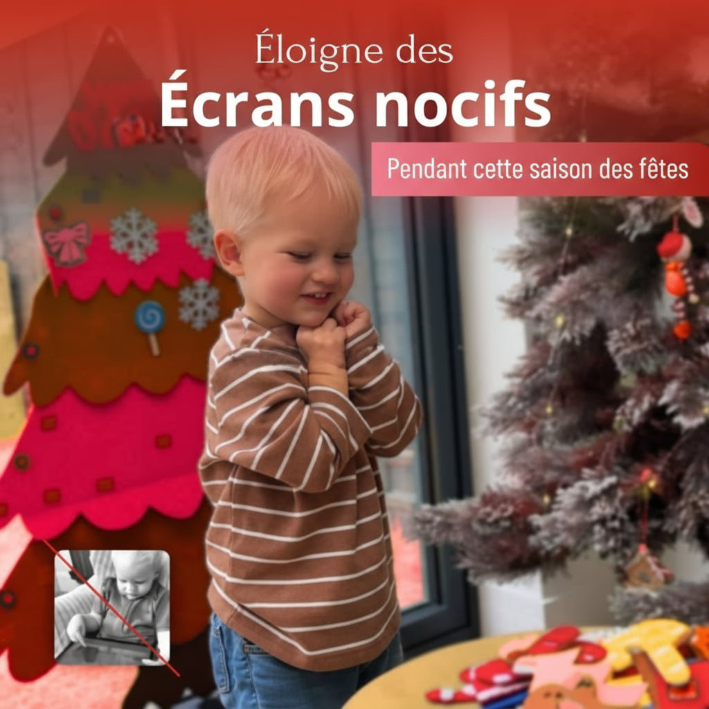 Sapin de Noël Interactif en Feutrine