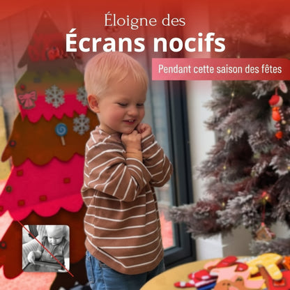 Sapin de Noël Interactif en Feutrine
