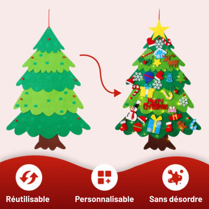 Sapin de Noël Interactif en Feutrine