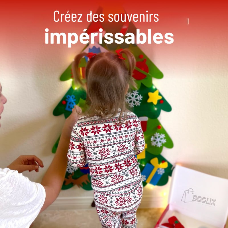 Sapin de Noël Interactif en Feutrine